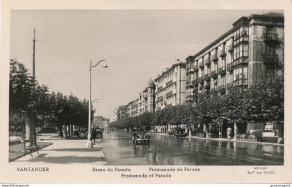 SANTANDER  PASEO DE PEREDA      PHOTOCARD   2 SCANS