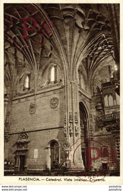 Plasencia Catedral Vista interior Crucería  PLASENCIA CÁCERES  EXTREMADURA ESPAÑA