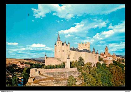 Espagne - Espana - Castilla y Leon - Segovia - El Alcazar y la Catedral - CPM - Voir Scans Recto-Verso