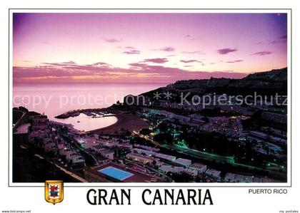 73299240 Puerto Rico Gran Canaria Panorama Nachtaufnahme Puerto Rico Gran Canari