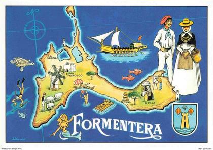 73995154 Formentera ES Inselkarte