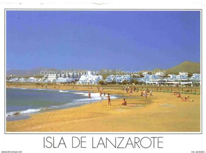 Lanzarote Kanarische Inseln ES Strandpartie