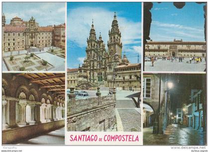 Santiago de Compostela old postcard travelled 1976 bb151028