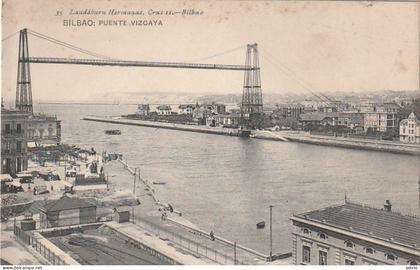 *** PAIS VASCO  ***   BILBAO  puente Vizcaya  timbrée TTB