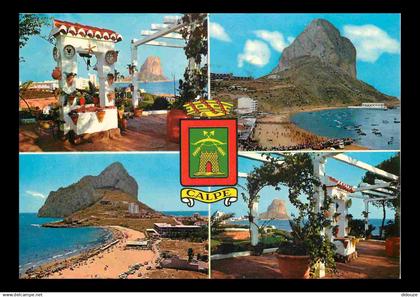 Espagne - Espana - Comunidad Valenciana - Calpe - Multivues - Blasons - CPM - Voir Scans Recto-Verso