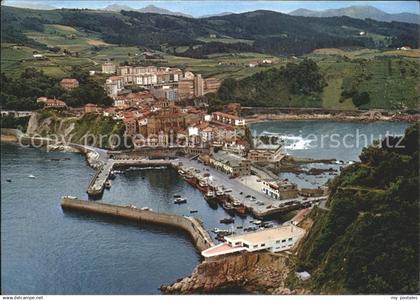 71901943 San Sebastian  Pais Vasco ES Guetaria Hafen Fliegeraufnahme