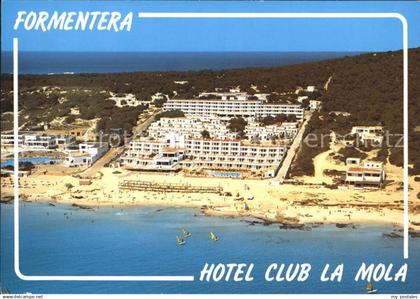 72025276 Formentera Hotel Club La Mola Strand Fliegeraufnahme