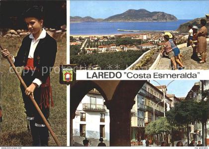 72221386 Laredo Spanien Costa Esmeralda Meerblick Ortspartie Trachten Laredo Spa