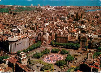 73715117 Barcelona Cataluna Plaza de Cataluna vista aérea Barcelona Cataluna