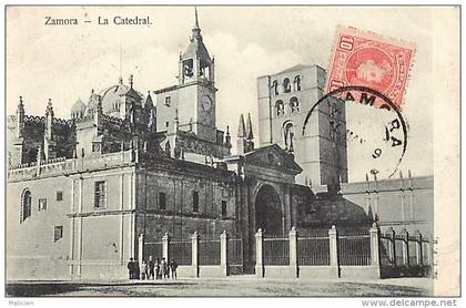 espagne - ref  E243 - zamora - la catedral -- carte bon état -