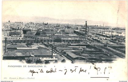 CPA-Carte Postale Espagne  Barcelona Panorama Barcelona III début 1900 VM54626