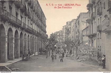 España - GERONA - Plaza de San Francisco - Ed. A.T.V. 534