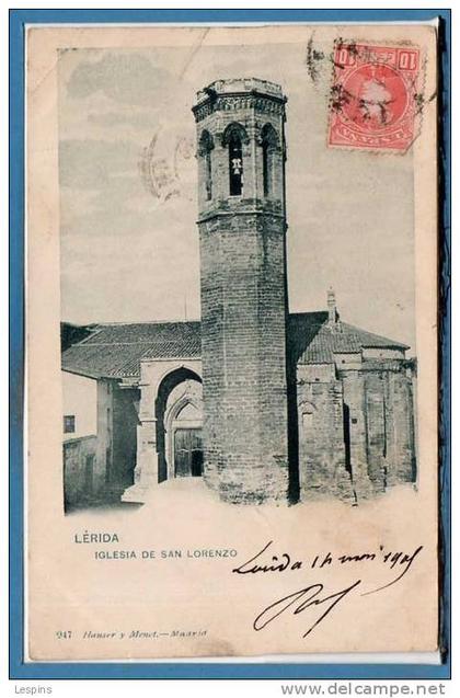 ESPAGNE -- Lérida - Iglesia de san Lorenzo