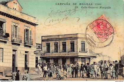 Campana de Melilla 1909 - Calle General Margallo - Ed. Boumendil 29