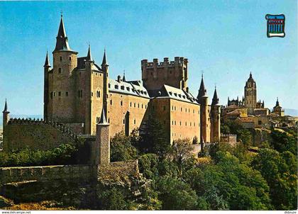 Espagne - Espana - Castilla y Leon - Segovia - El Alcazar y la Catedral - CPM - Voir Scans Recto-Verso