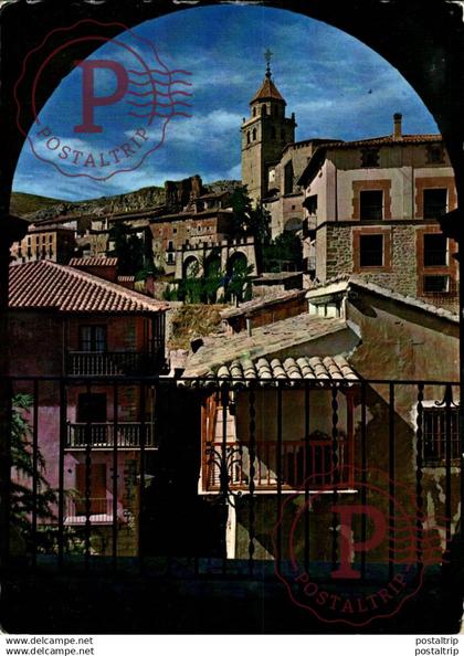 ALBARRACIN TERUEL VISTA PARCIAL Y TORRE CATEDRAL    TERUEL   ARAGON ESPAÑA ESPAGNE