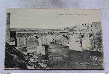 Toledo, puente de San Martin, Espagne