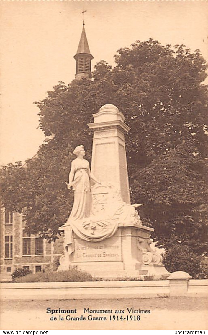 SPRIMONT (Liège) Monument aux victimes de la Grande Guerre