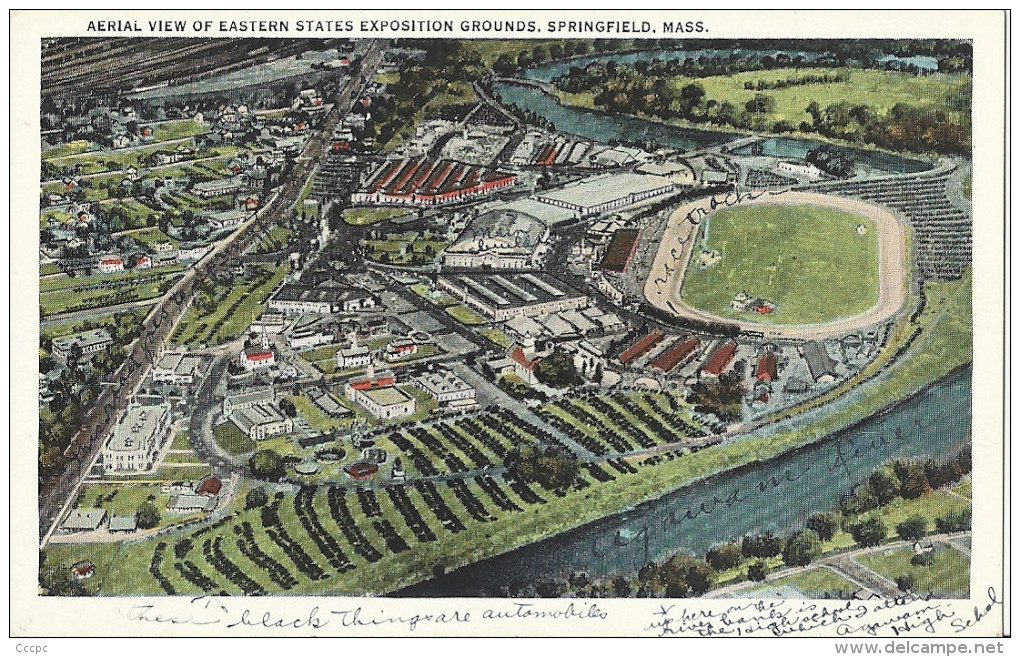 Springfield - Aerial view of eastern States exposition grounds