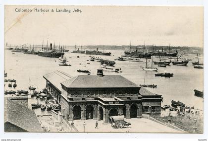 Colombo. Ceylon Colombo Harbour Landing Jetty