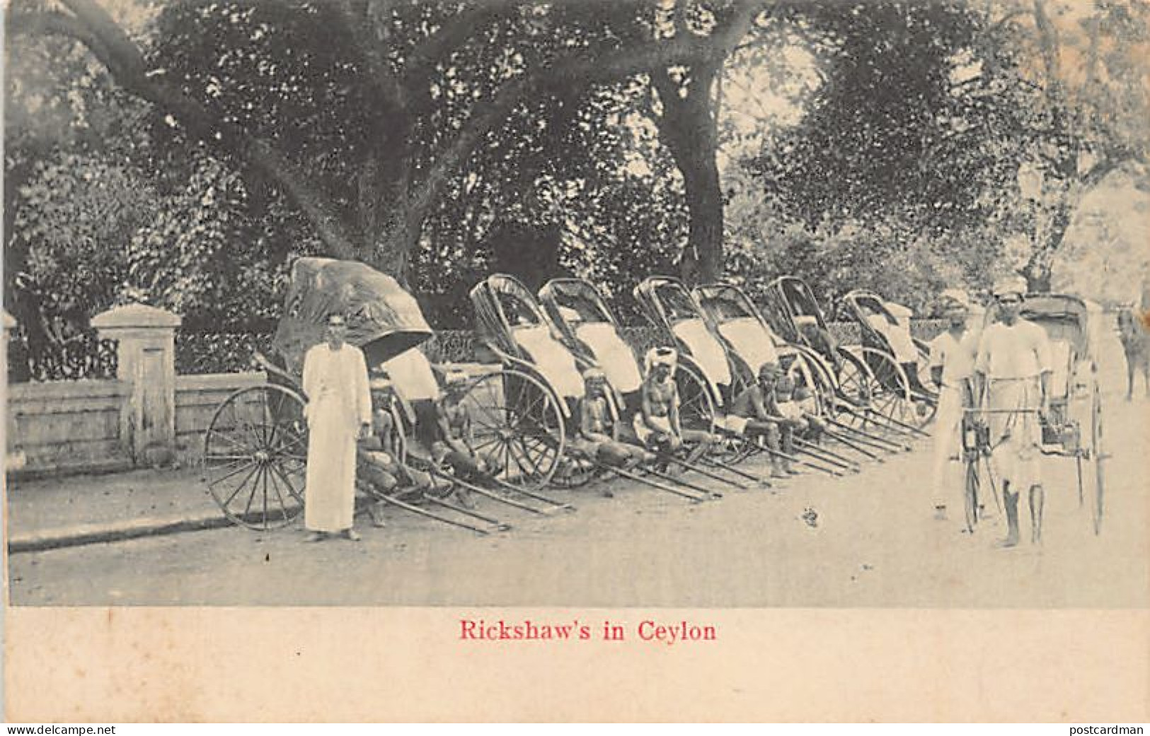 Sri Lanka - Rickshaws in Ceylon - Publ. unknown