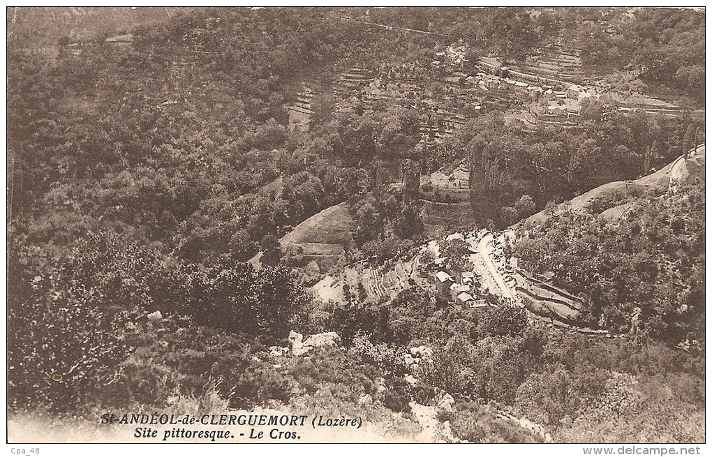 St Andeol de Clerguemort : Site pittoresque, le Cros