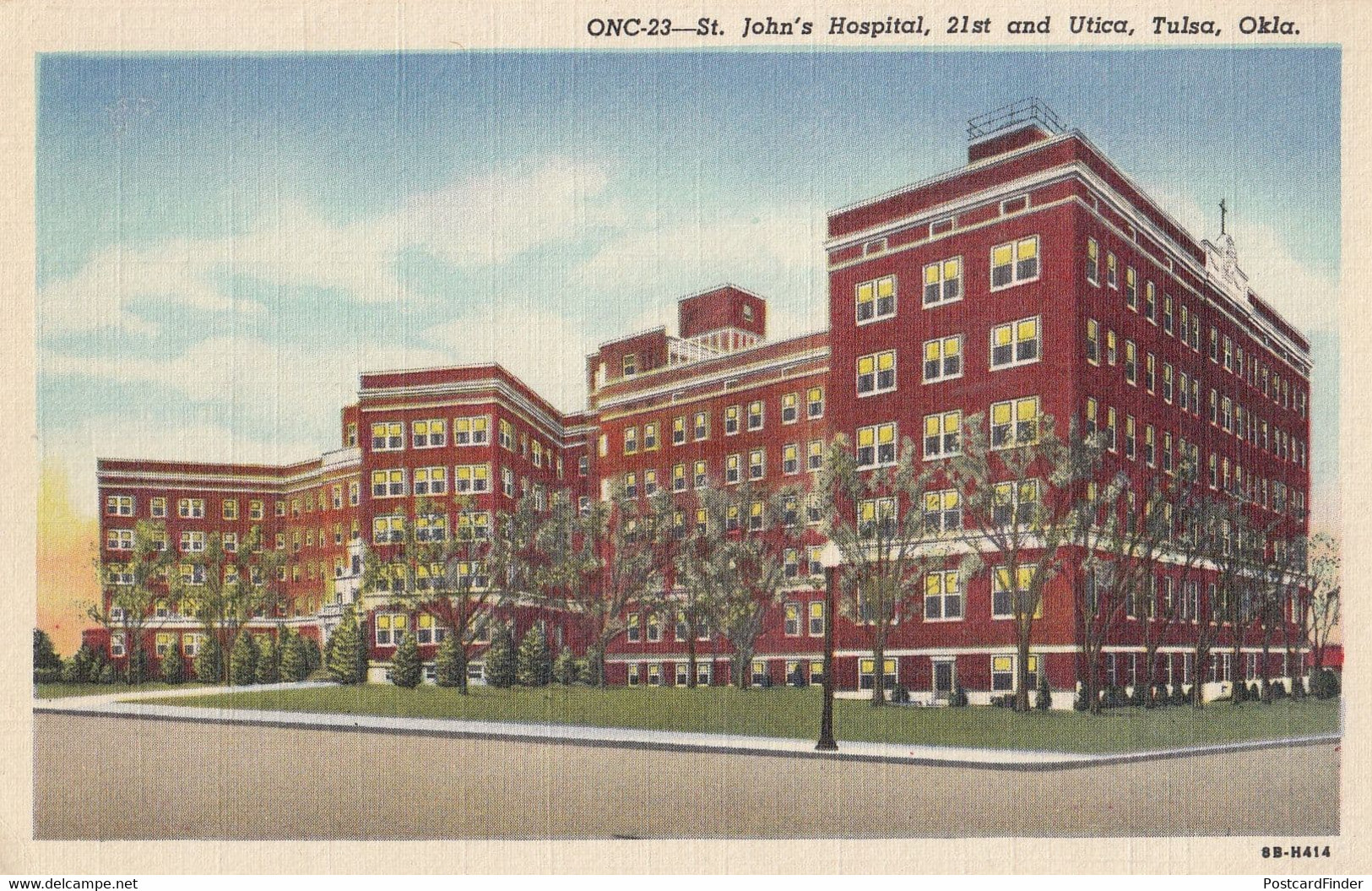 St Johns Hospital Tulsa Okia Postcard