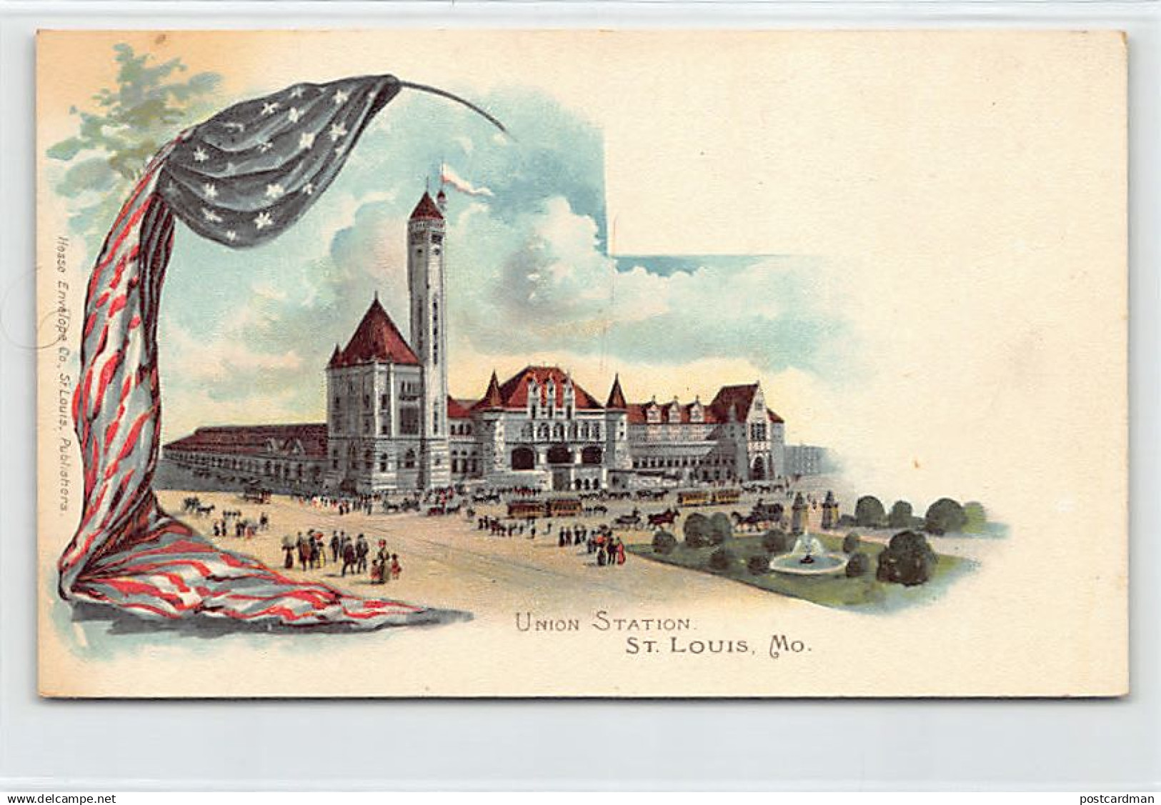 ST. LOUIS (MO) Union Station - Publ. Hesse Envelope Co.