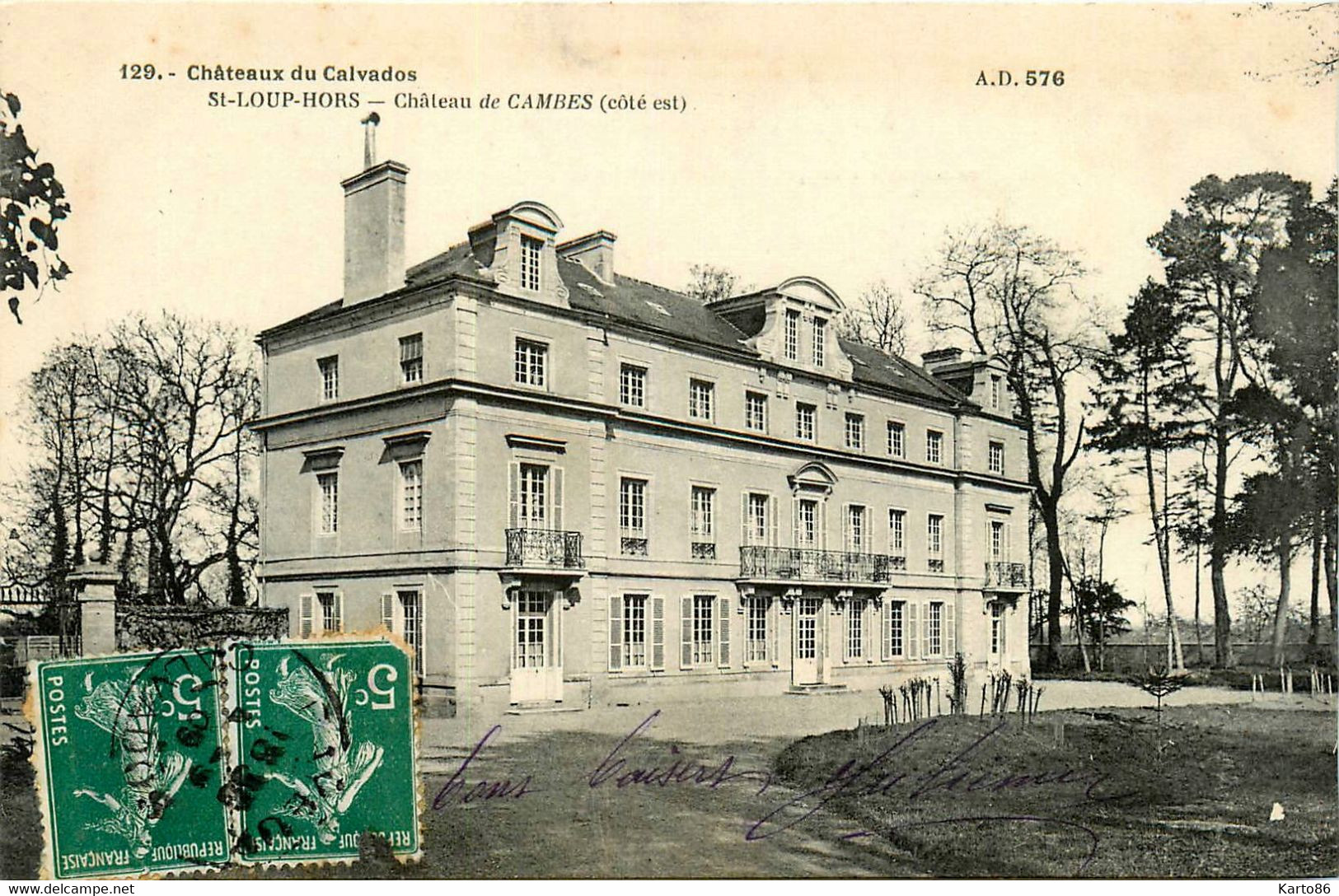 st loup horps * le château de cambes * côté est