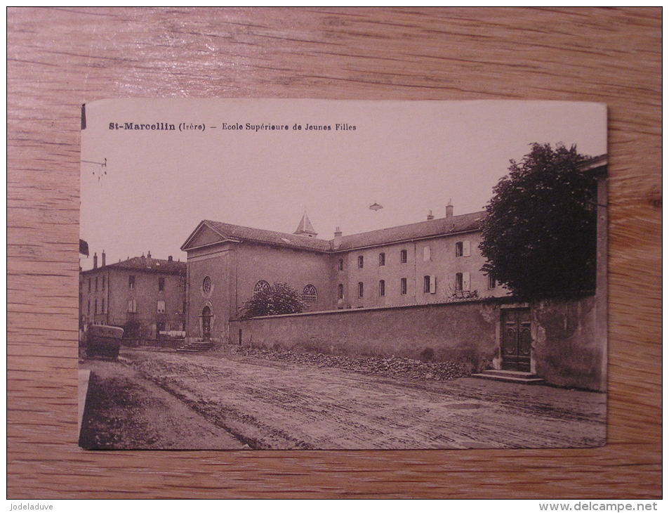 St Marcellin Ecole Supérieure de Jeunes Filles Isère 38 CPA Post Card Carte Postale France