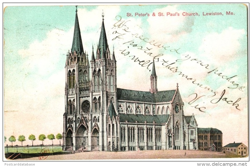 St. Peter's & St. Paul's Church, Lewiston, Me.