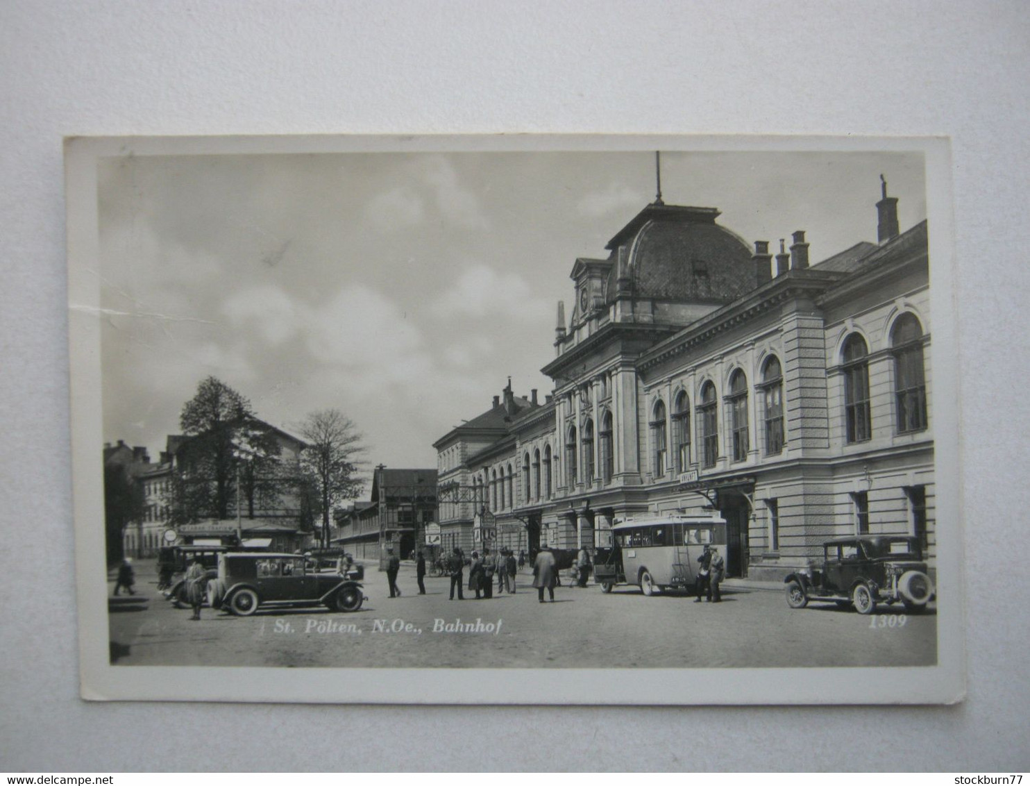 ST.PÖLTEN,  Bahnhof  ,       schöne Karte