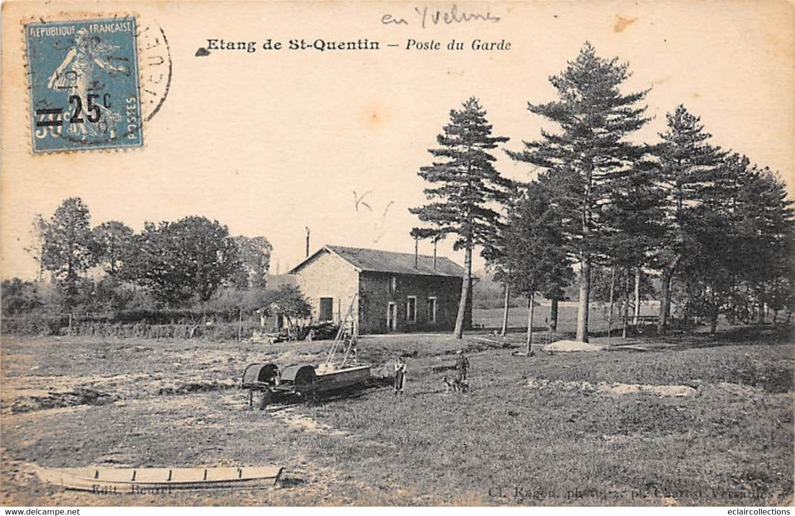 St Quentin en Yvelines        78       Etang.  Poste du Garde               (voir scan)