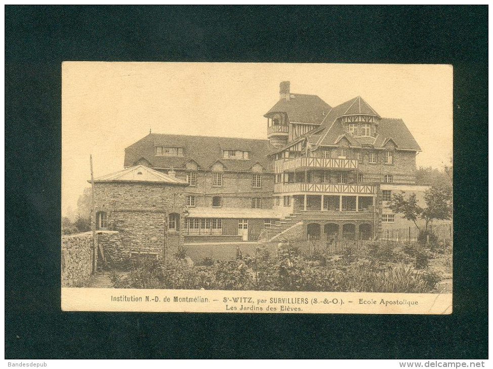 St Saint Witz - Institution Notre Dame de Montmelian - Ecole Apostolique - Jardins des eleves  (Tourte et Petitin)