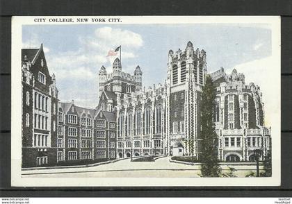 USA City College New York City, unused