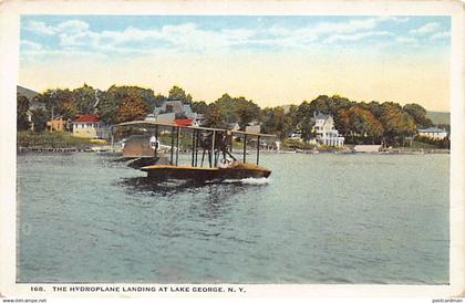 LAKE GEORGE (NY) The Hydroplane Landing