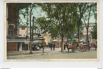 U.S.A. - NEW YORK - SARATOGA SPRINGS - The Trolley Station