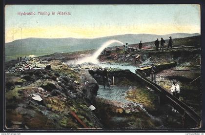 AK Alaska, AK, Hydraulic Mining