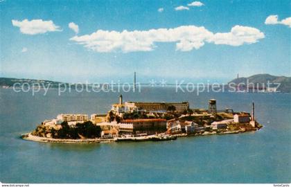 73744840 Alcatraz San Francisco San Francisco Bay Air view Alcatraz San Francisc