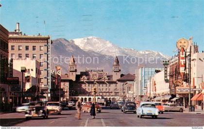 Colorado Springs Colorado USA Pikes Peak Avenue