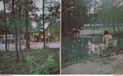 Hattiesburg Mississippi KOA USA Rare Camp Site Postcard