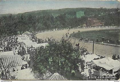 pays  div ref Y970 - etats unis - usa -state fair ground - hippisme - chevaux   - wheeling  w va  -