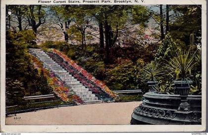 USA - Brooklyn N.Y. - Flower Carpet stairs