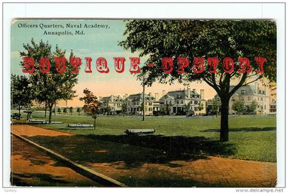 MD - ANNAPOLIS - OFFICERS QUARTERS NAVAL ACADEMY - VINTAGE POSTCARD UNITED STATES MARYLAND - DOS SCANNE