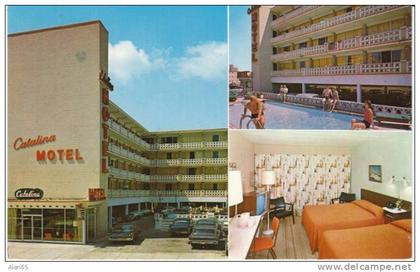 Atlantic City NJ New Jersey, Catalina Hotel on North Carolina Avenue c1970s Vintage Postcard