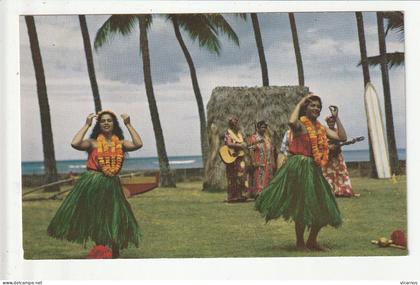 CP ETATS UNIS Hula dancers