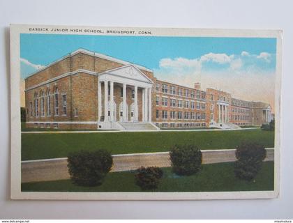 Amérique Etats Unis Bridgeport Conn bassick junior high school