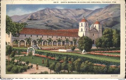 11328751 Santa Barbara California Santa Barbara Mission Grounds