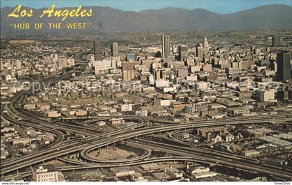 11696972 Los Angeles California Fliegeraufnahme downtown Los Angeles showing wor