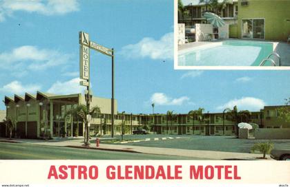 PC US, ASTRO GLENDALE MOTEL, GLENDALE, CALIFORNIA, MODERN Postcard (b52352)